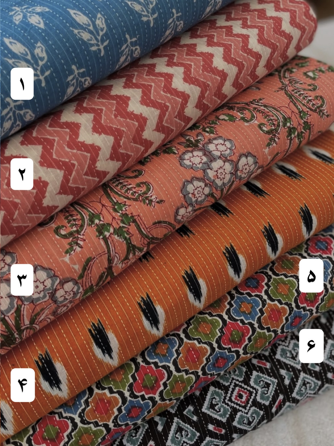 پارچه باتیک کوکدوزی هندی