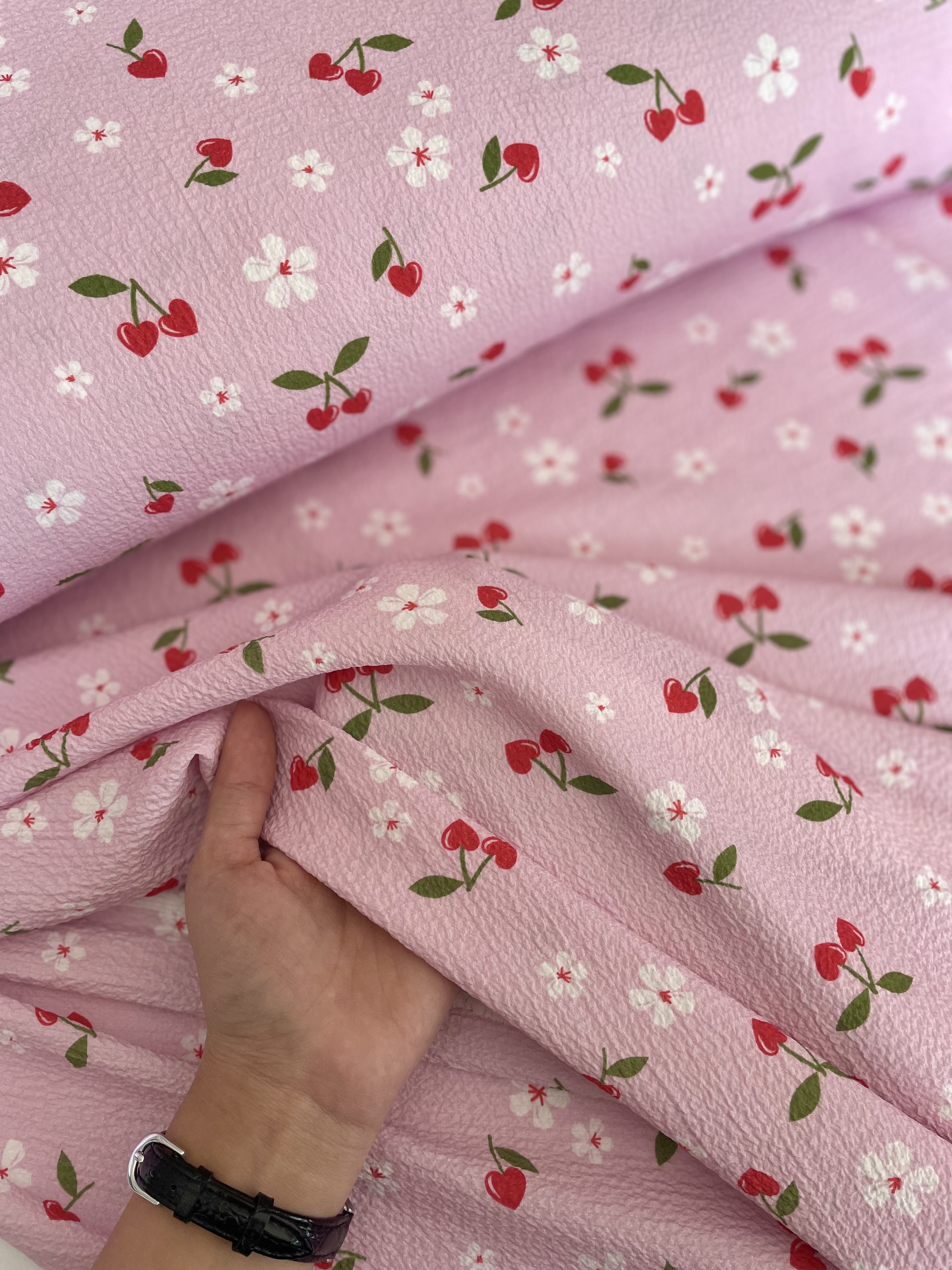 پارچه ینزی پفکی طرحدار