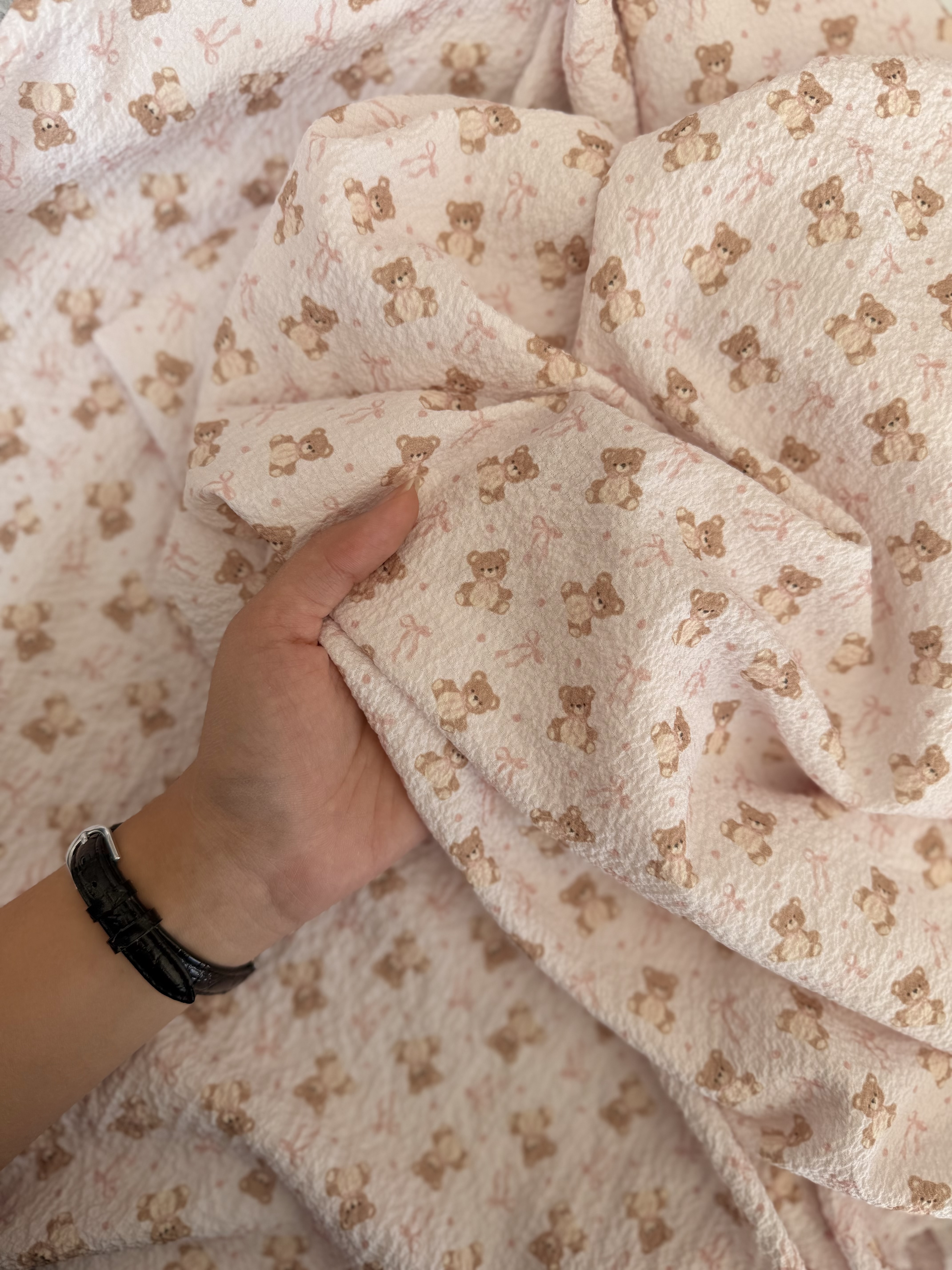 پارچه ینزی پفکی طرحدار