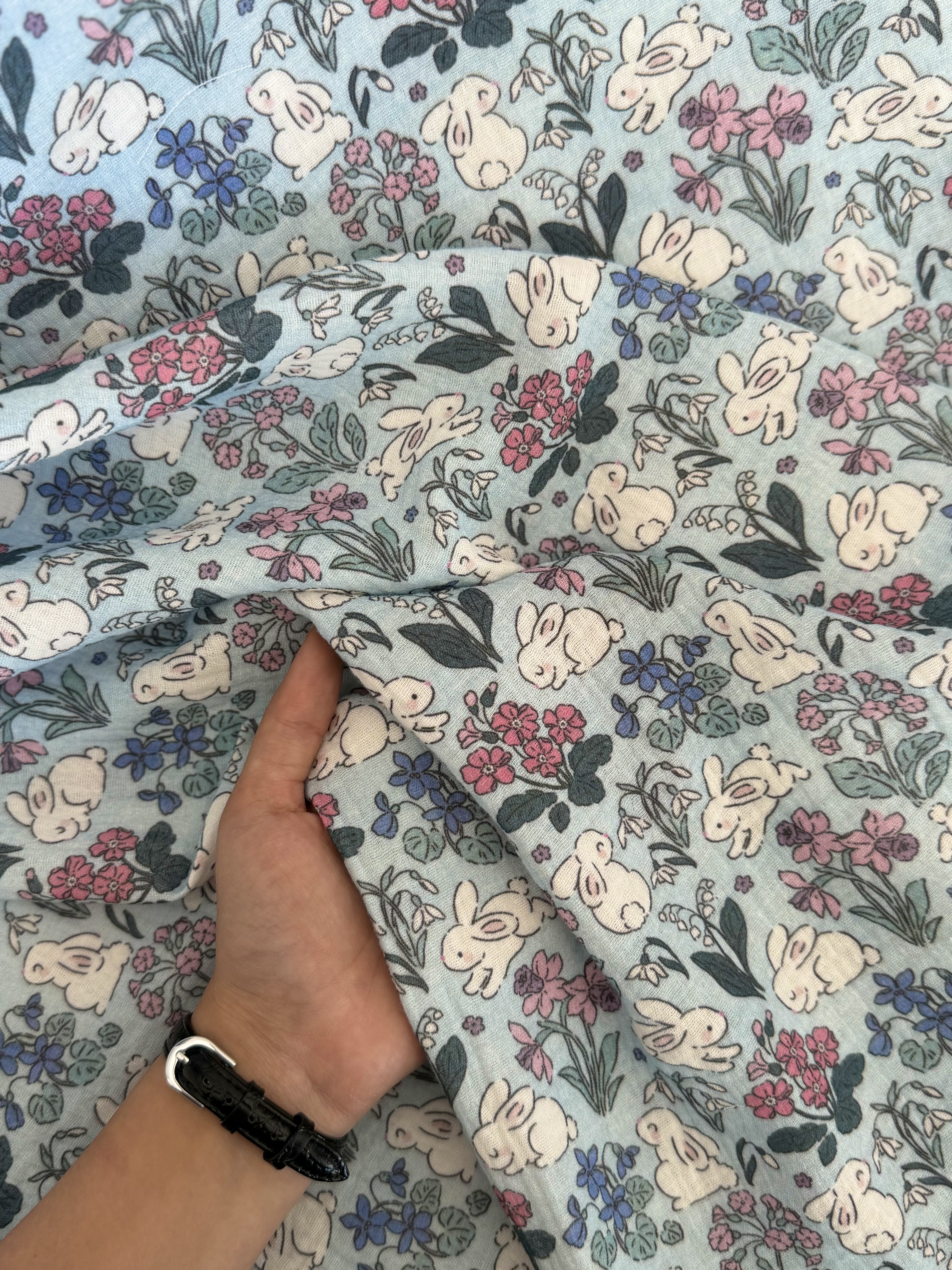 پارچه موسلین طرحدار